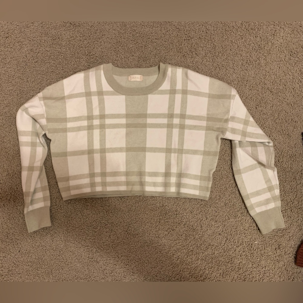 Checkered sweater